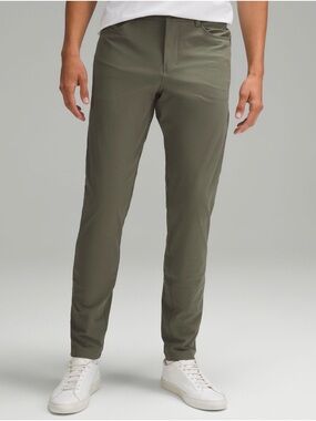 lululemon athletica Men's Olive Green Performance Chinos